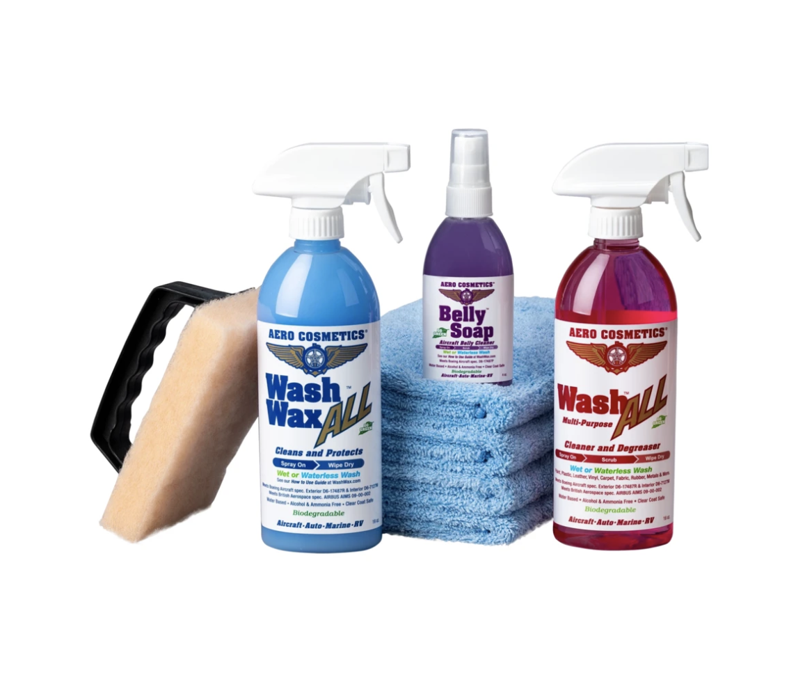  Wet or Waterless car Wash Wax Kit with 2 Gallon Concentrate for  Aircraft RV Boat : Automotive